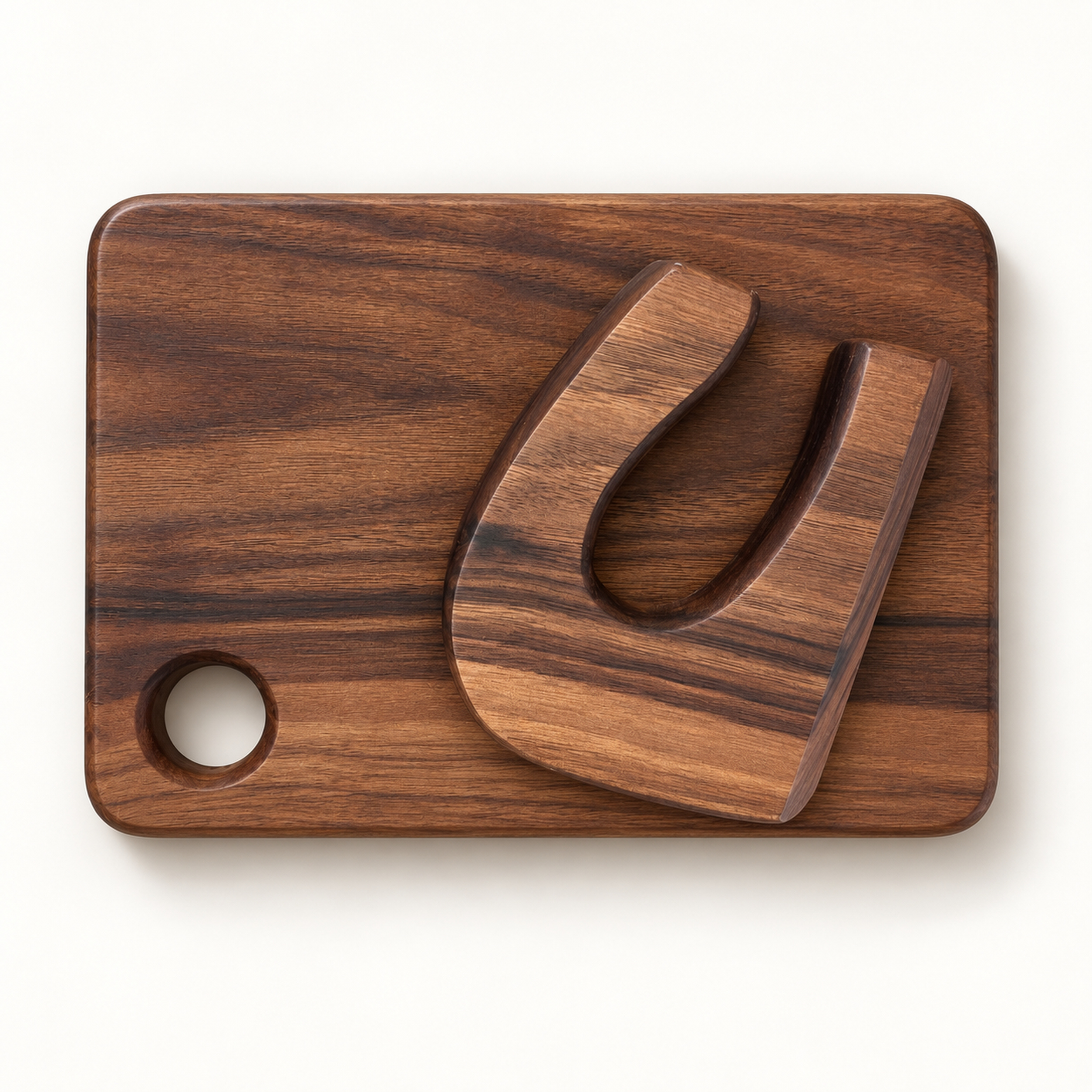 Handmade Kids Cutting Board & Wooden Knife Set - Image 11