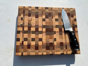 Chaotic End Grain Cutting Board - 15 x 12.5 x 1.75