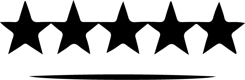 Five star icon representing trusted customer reviews